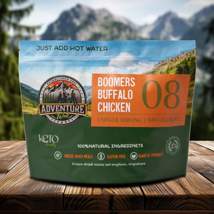 Boomers Buffalo Chicken for wholesale by Adventure Well Outdoors