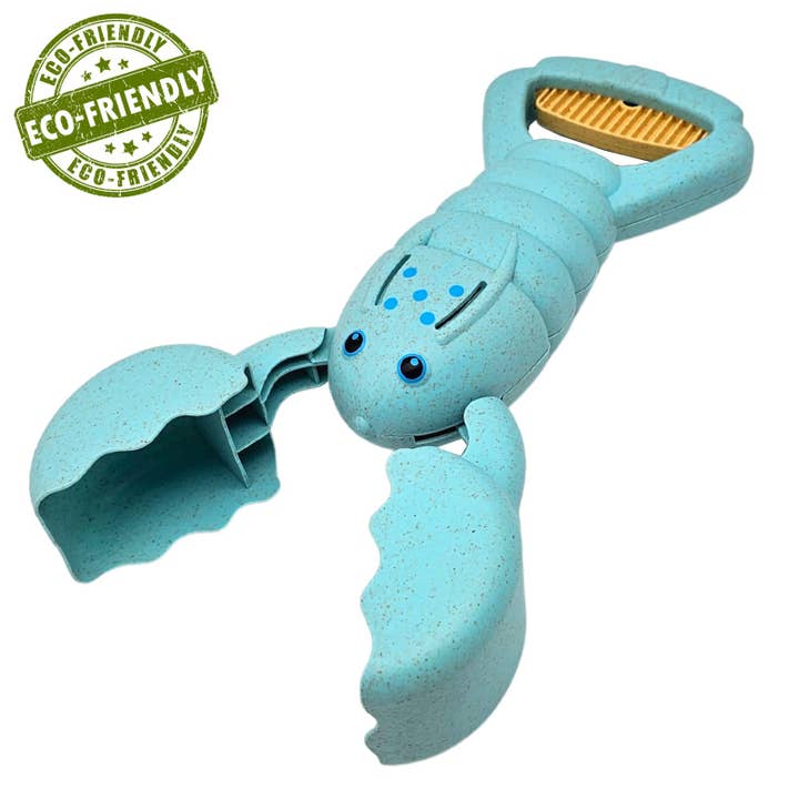 alldoro GmbH - Wholesale Beach/Pool Toy - Kids & Baby - Sand Snapper ecofriendly, blue sand gripper, crab design