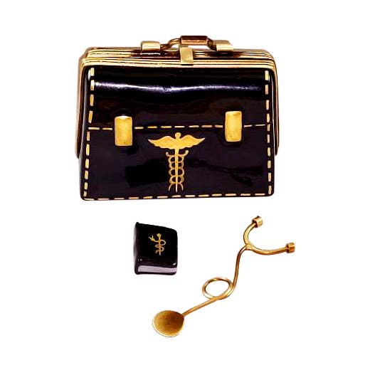 Sac de médecin avec livre/stéthoscope pour la vente par Rochard