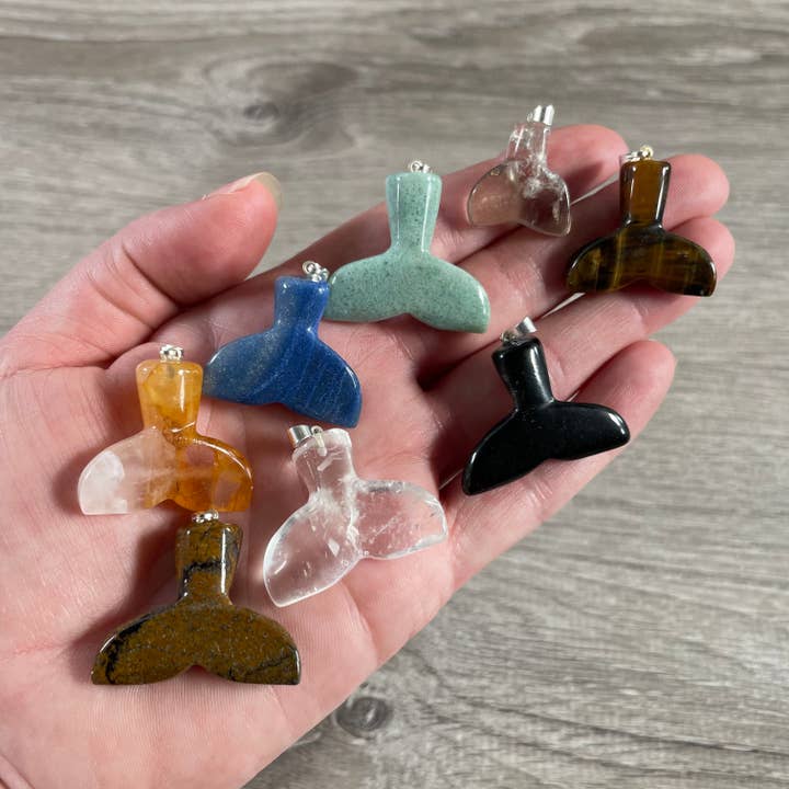 Keystone Crystals - Wholesale Individual Charm/Pendant - Gemstone Mermaid and Whale Tail Pendants – Jewelry for Gift 2