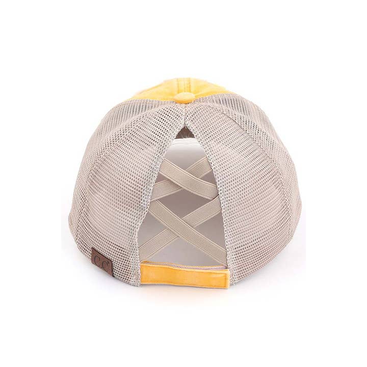 Hana - Vendita all'ingrosso Cappello per coda di cavallo - Donna - Cappellino in cavallino C.C Tequila Lime and Sunshine Patch11