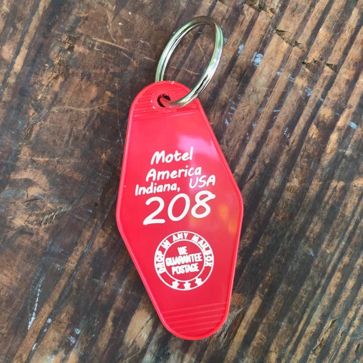Motel Key Fob - Motel America for wholesale by The 3 Sisters Design Co.