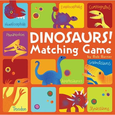 Chronicle Books - Wholesale Brain Game - Kids - Dinosaurs! Matching Game