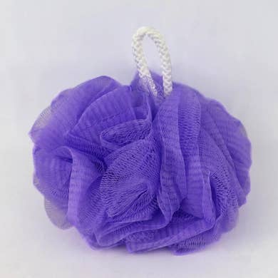 Lila Badeschwamm für den Großhandel von Lkins Skincare LLC