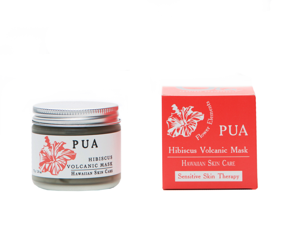 Ola Tropical Apothecary - Vente Masque pour le visage - Masque Pua Volcanic à l'hibiscus | Thérapie pour toutes les peaux | 2 fl0