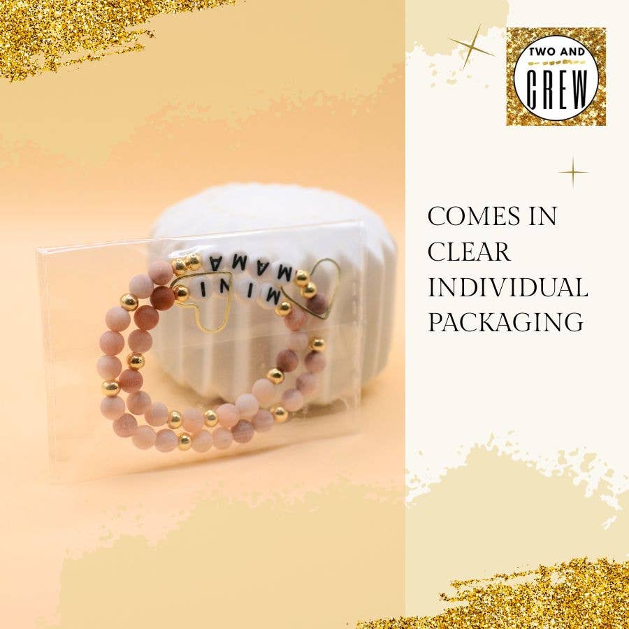 Two and Crew - Faith Based Jewelry & Gifts - Wholesale Charm/Dangle Bracelet - Mama Mini Bracelet Set – Motherhood Jewelry, mom gift7