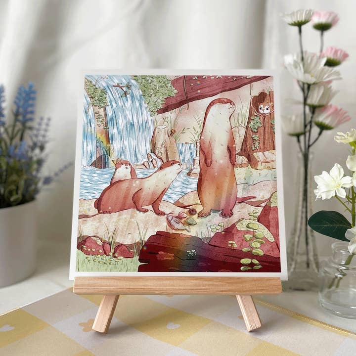 En Otter Fallout konsttryck för wholesale av Aubluvion