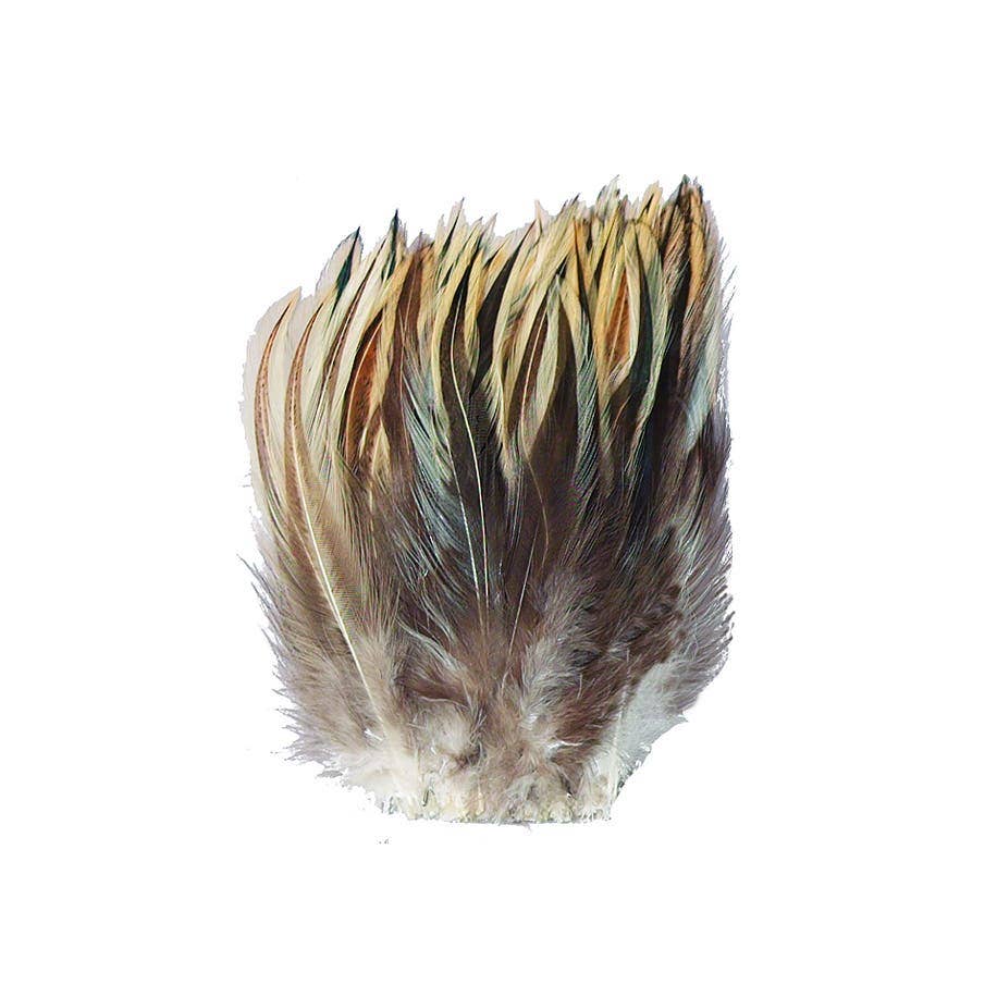 Zucker Feather Products - Vente Matériels de bricolage - Hackle en forme de coq et de blaireau à cordes - Naturel0