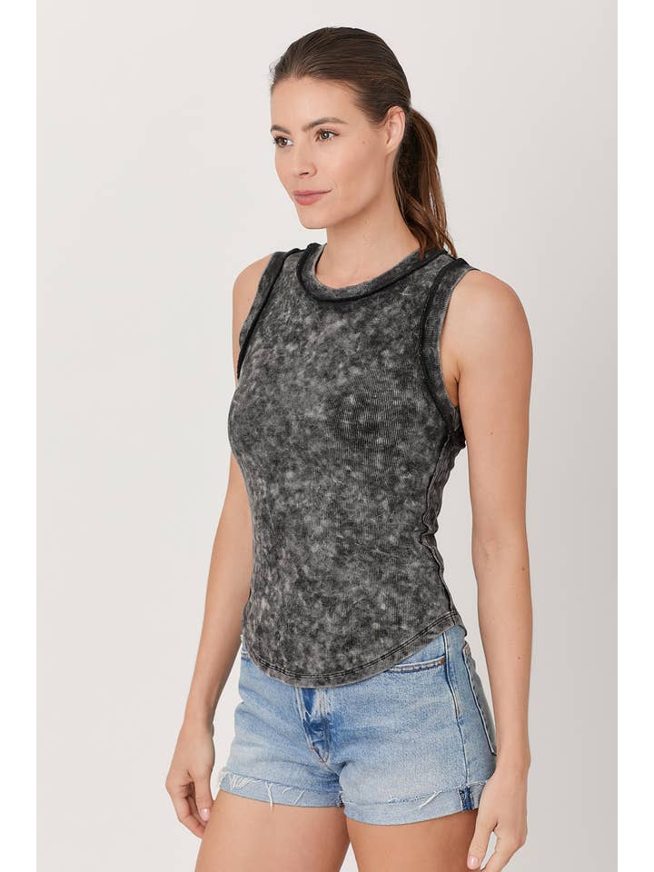 Mystree - Wholesale Tank Top - Women's - 60556 Exposed Seaming Ribbed Tank67