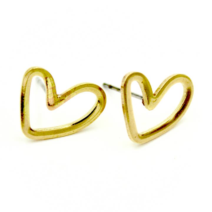 Open Heart Earrings for wholesale by Carruthers Jewelry