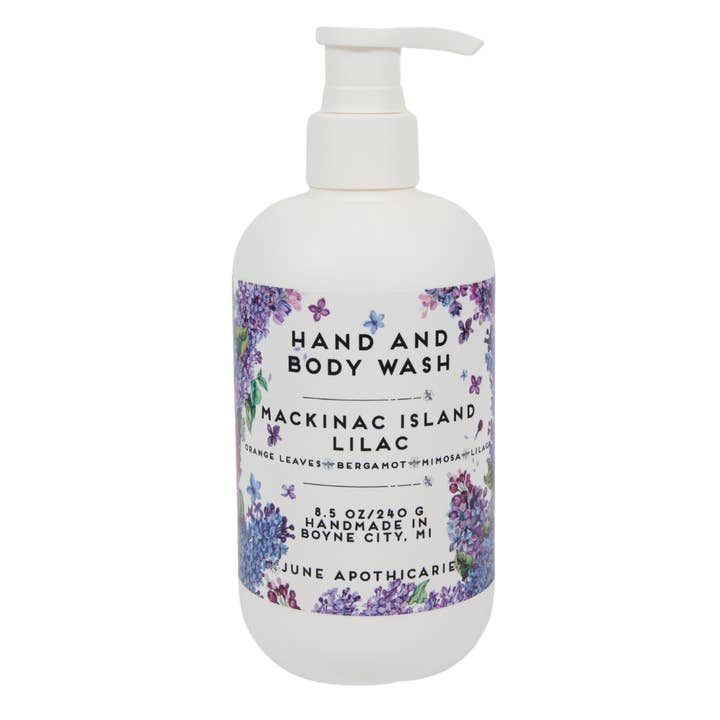 June Apothicarie - Wholesale Hand soap/wash - Mackinac Island Lilac Hand and Body Wash