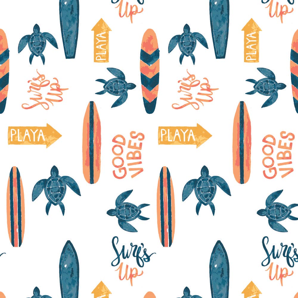 Bebe au Lait - Wholesale Swaddle - Baby - Surf Oh-So-Soft Muslin Single Swaddle Blanket2