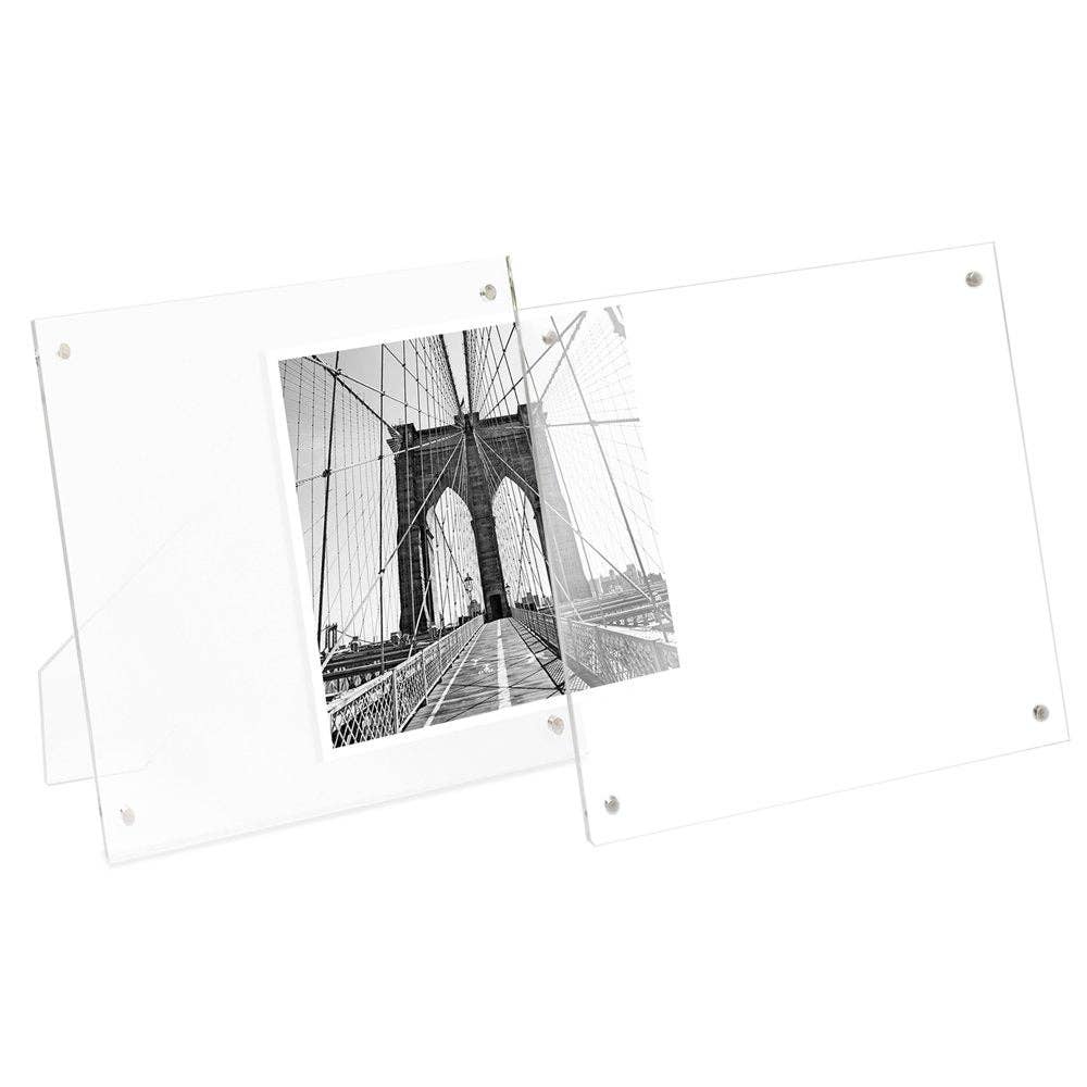 Isaac Jacobs International - Wholesale Picture Frame - Isaac Jacobs Clear Plain Magnetic Acrylic Picture Frame10