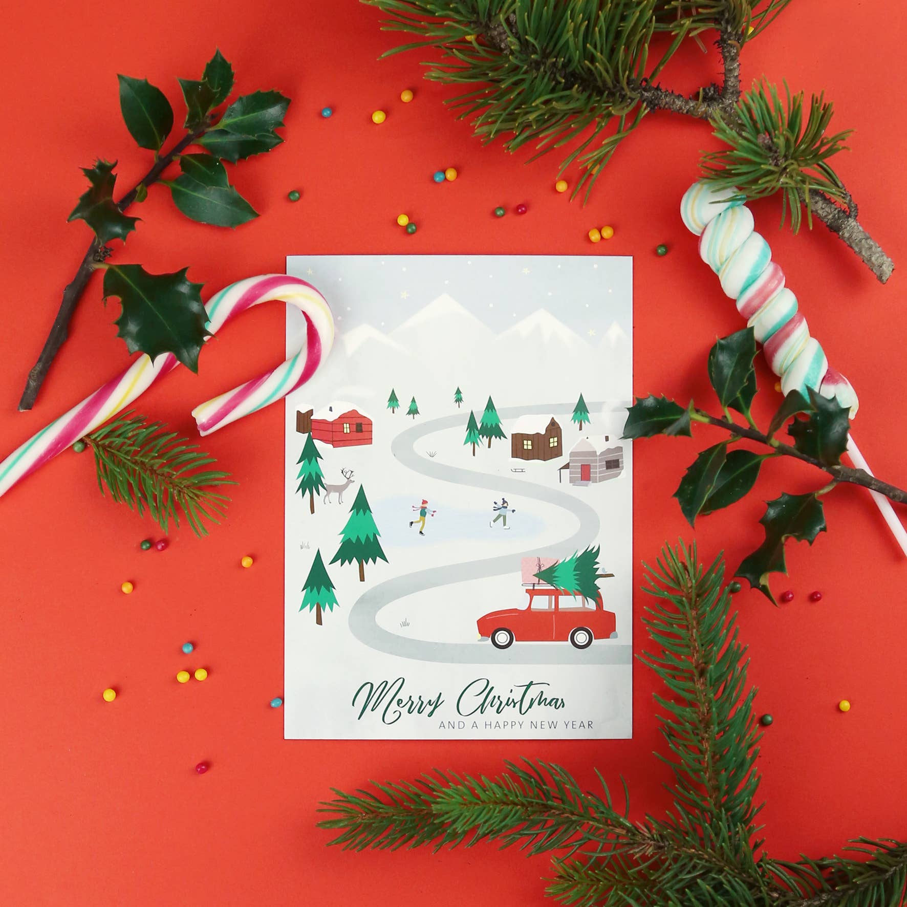 Kunst an Papier - Vendita all'ingrosso Cartoline - Cartolina natalizia Chris2