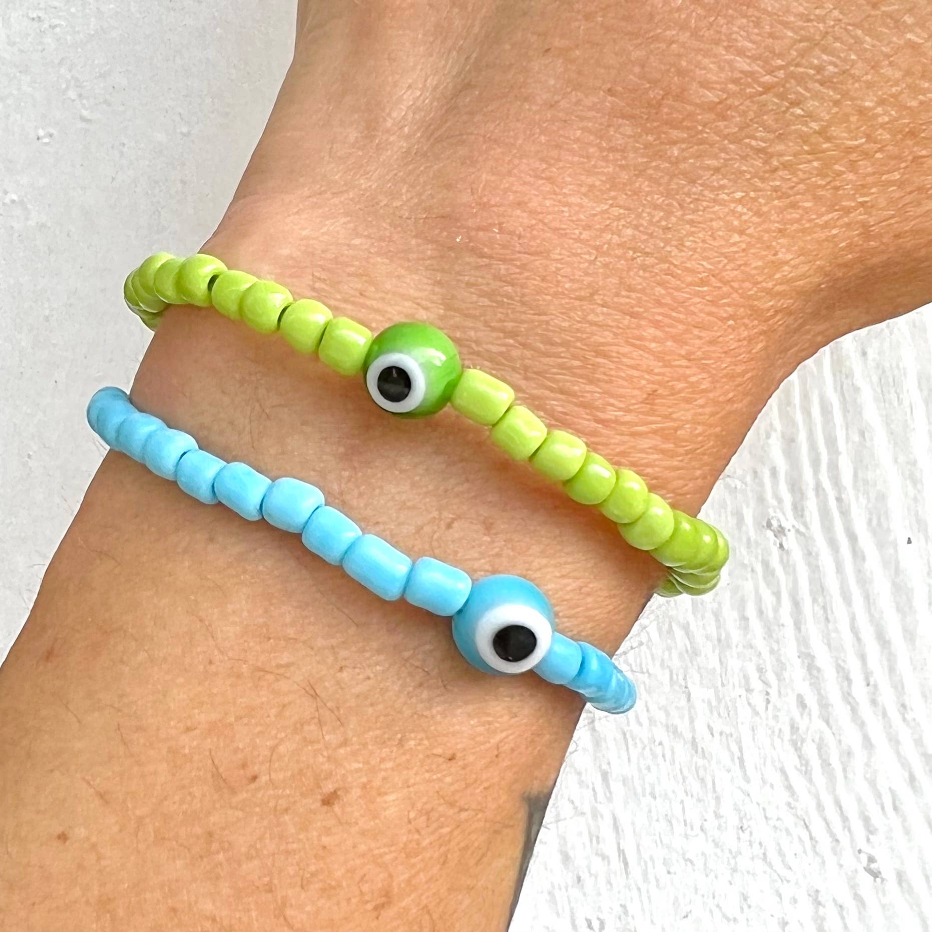 Charley Taylor Art - Wholesale Beaded Bracelet - Evil Eye Color Magic Bead Bracelet13