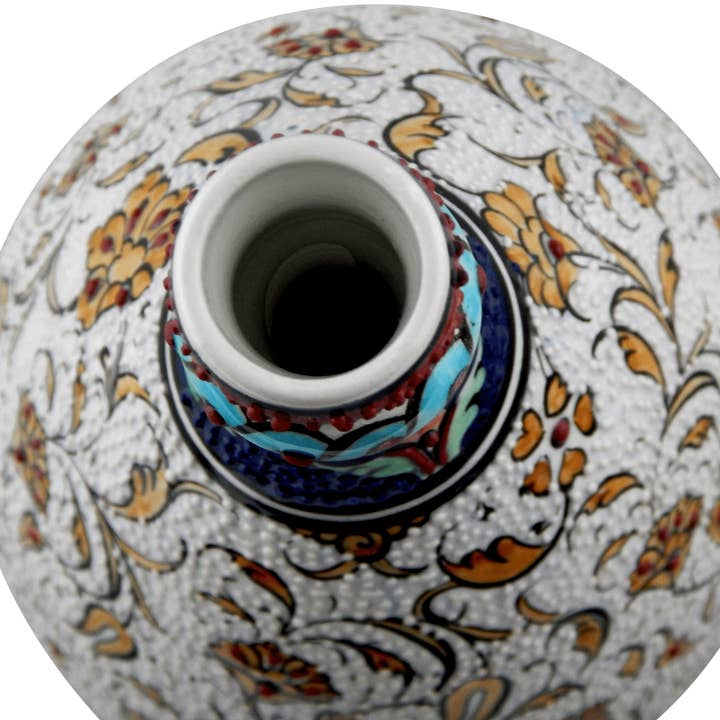 Vintage Pillows Store - Wholesale Vase - Turkish Ceramic Vase with Mediterranean Style