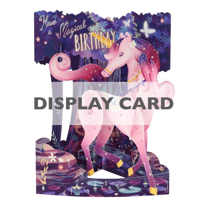 SC217-Display - Display Swing Cards - Magical Birthday for wholesale by Santoro London