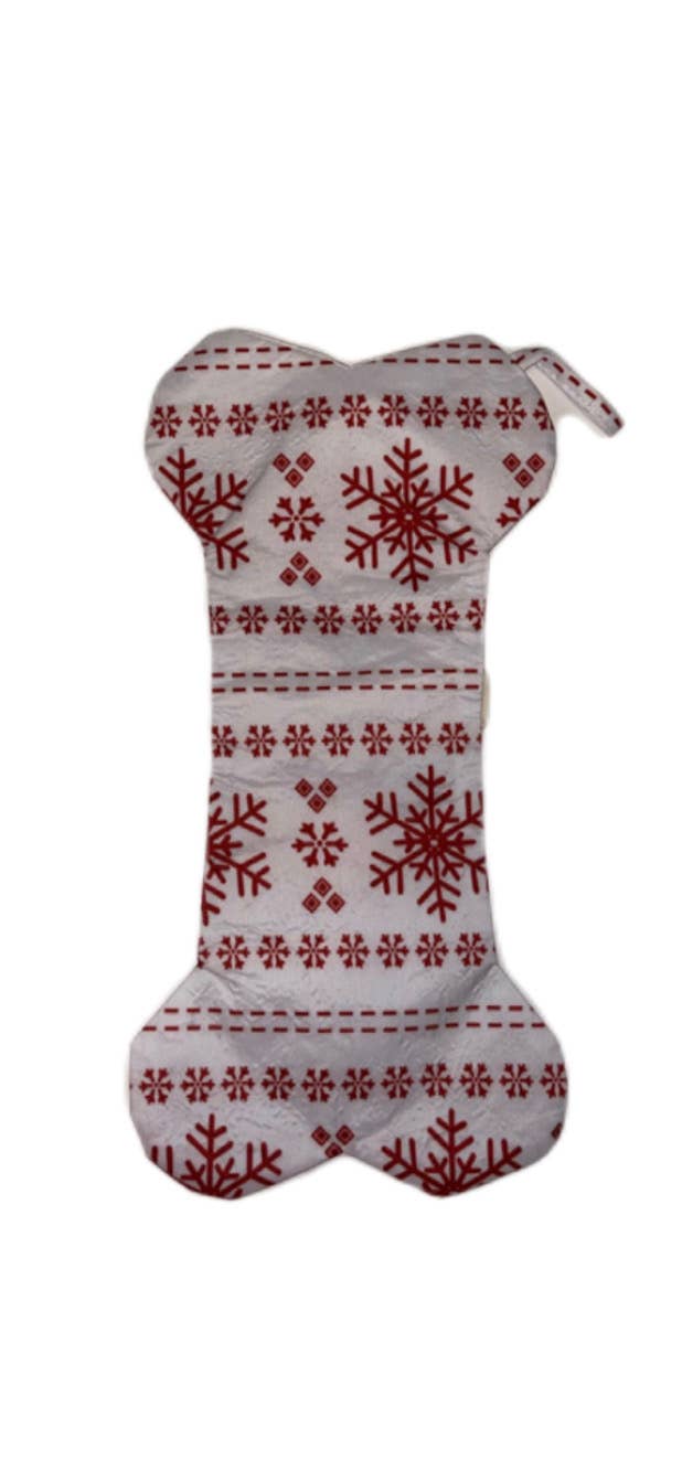 Granny B's Holiday Depot – wholesale Holiday Stocking – Dog Bone Stocking1