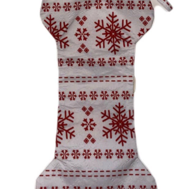 Granny B's Holiday Depot – wholesale Holiday Stocking – Dog Bone Stocking1