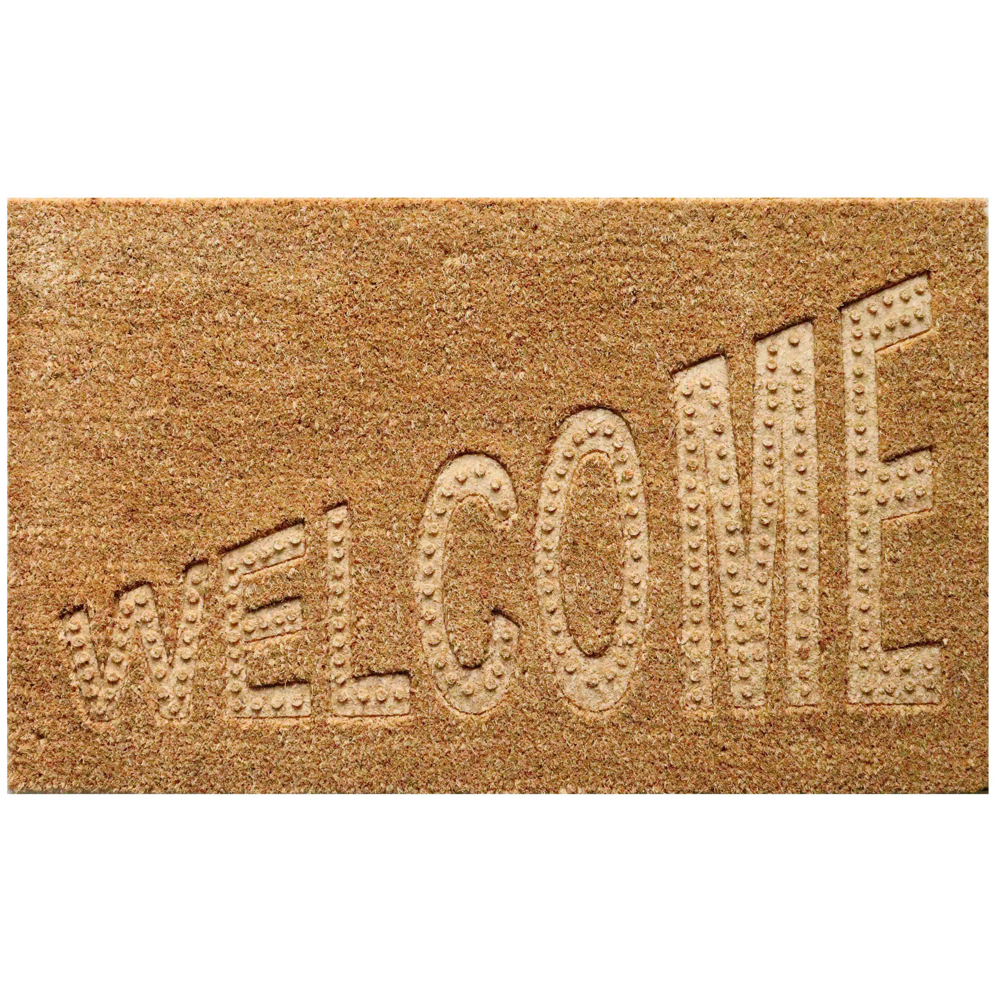 Quickway Imports – wholesale Door mat – Heavy Duty Coco Coir Doormat  18x30"1
