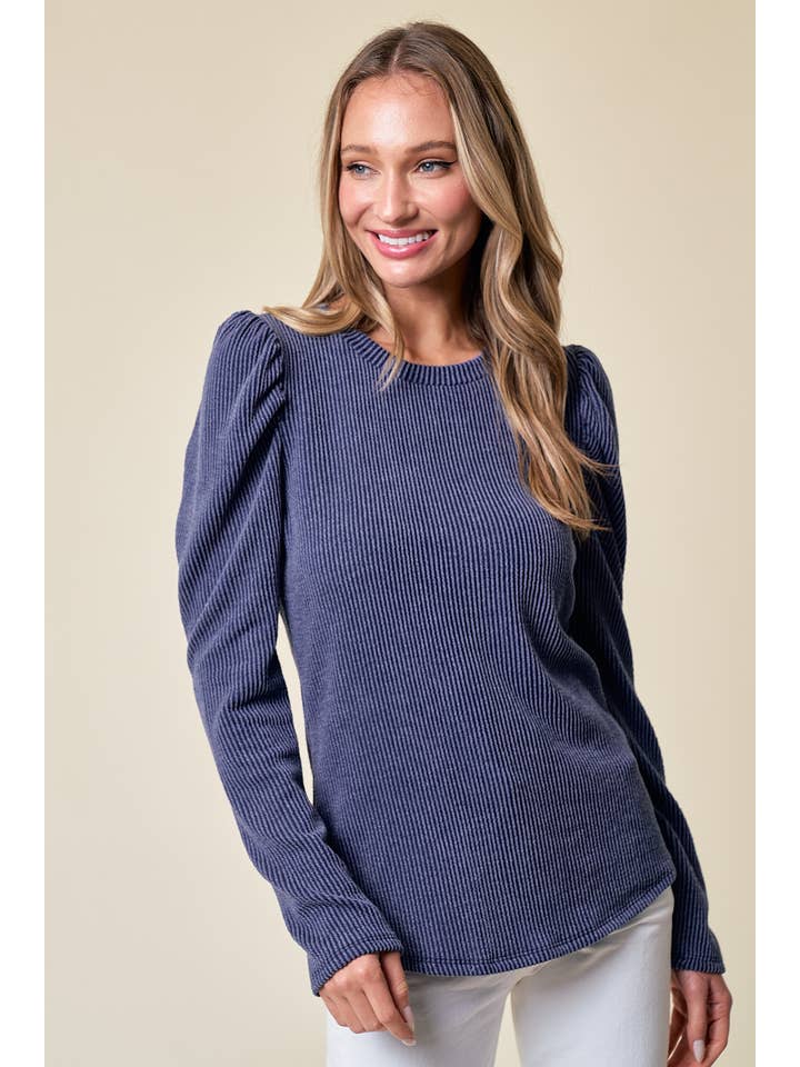 lovely melody - Wholesale Knit Top - Women's - LMT4604-Cece Solid Long Sleeve Top16