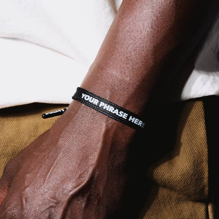 Rastaclat - Wholesale Woven/Braided Bracelet - Printed Customizable Single Lace Bracelet