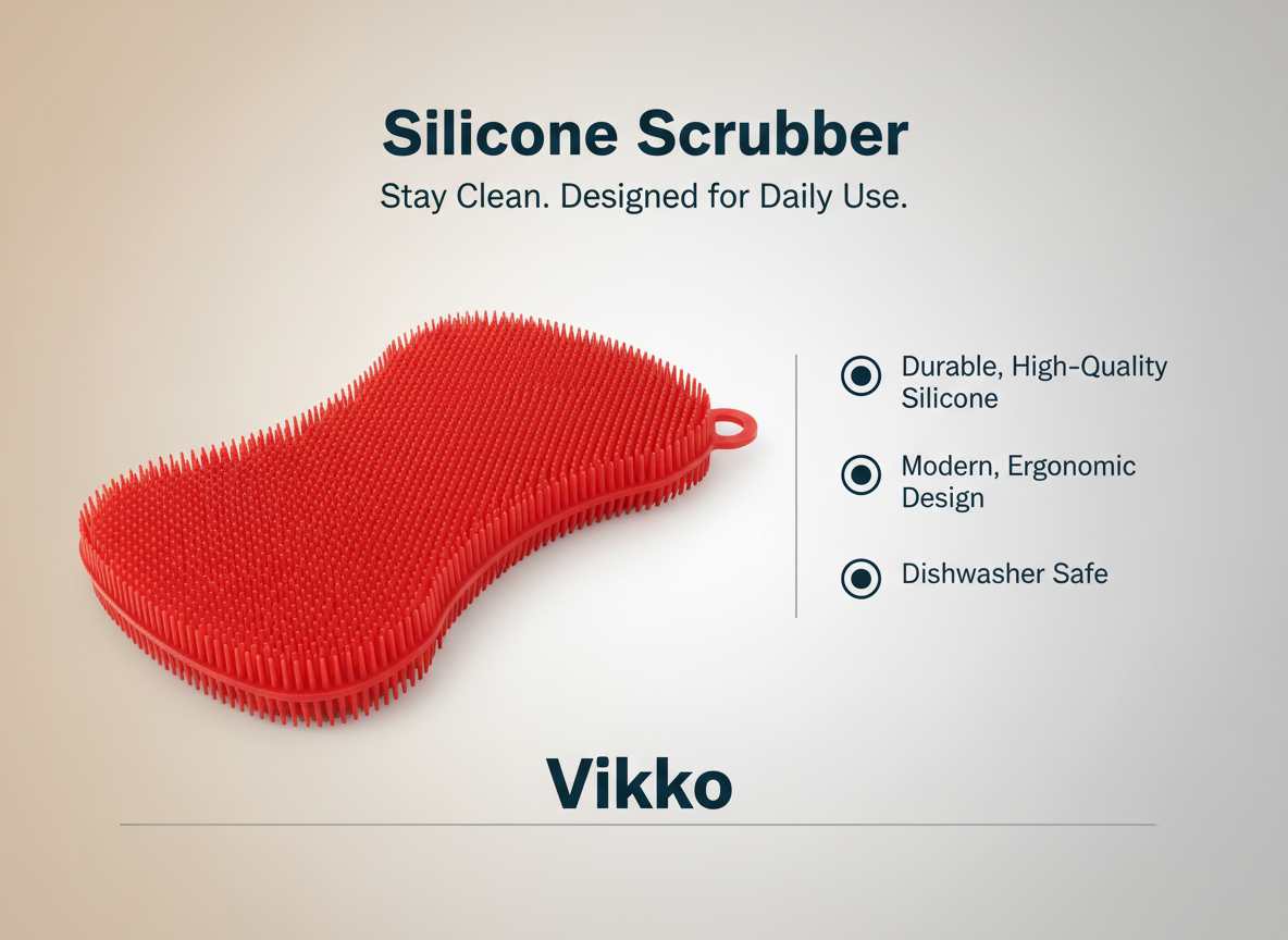 Kadra Kitchenware - Wholesale Cleaning Sponge - Kuhn Rikon - Stay Clean, Silicone Scrubber3