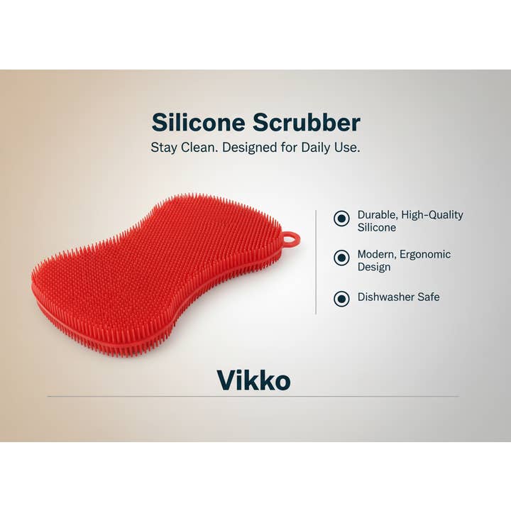 Kadra Kitchenware - Wholesale Cleaning Sponge - Kuhn Rikon - Stay Clean, Silicone Scrubber3