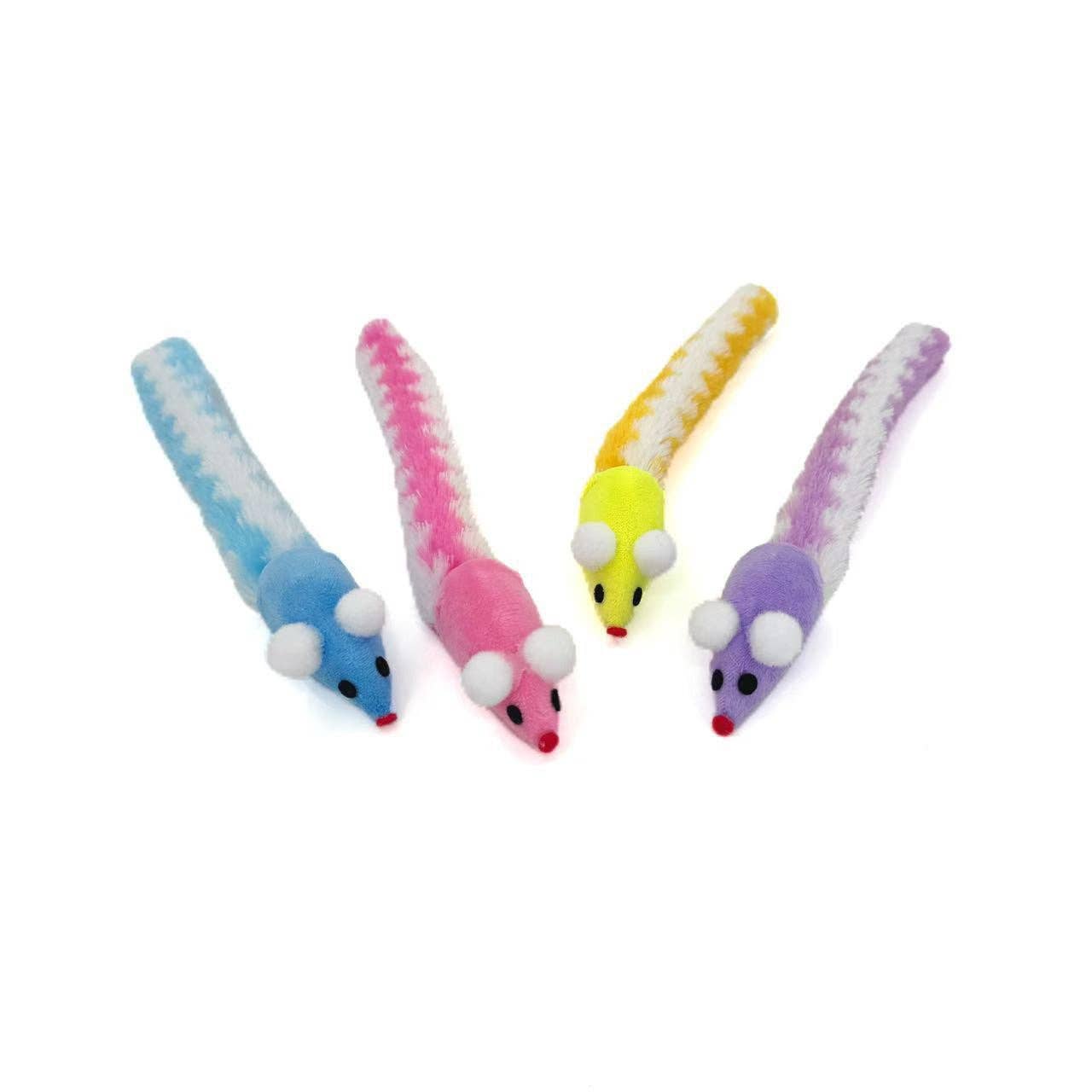 Cheerhunting - Wholesale Pet Toy - Cat - Moo - Rainbow Tail Mouse Cat Toy7
