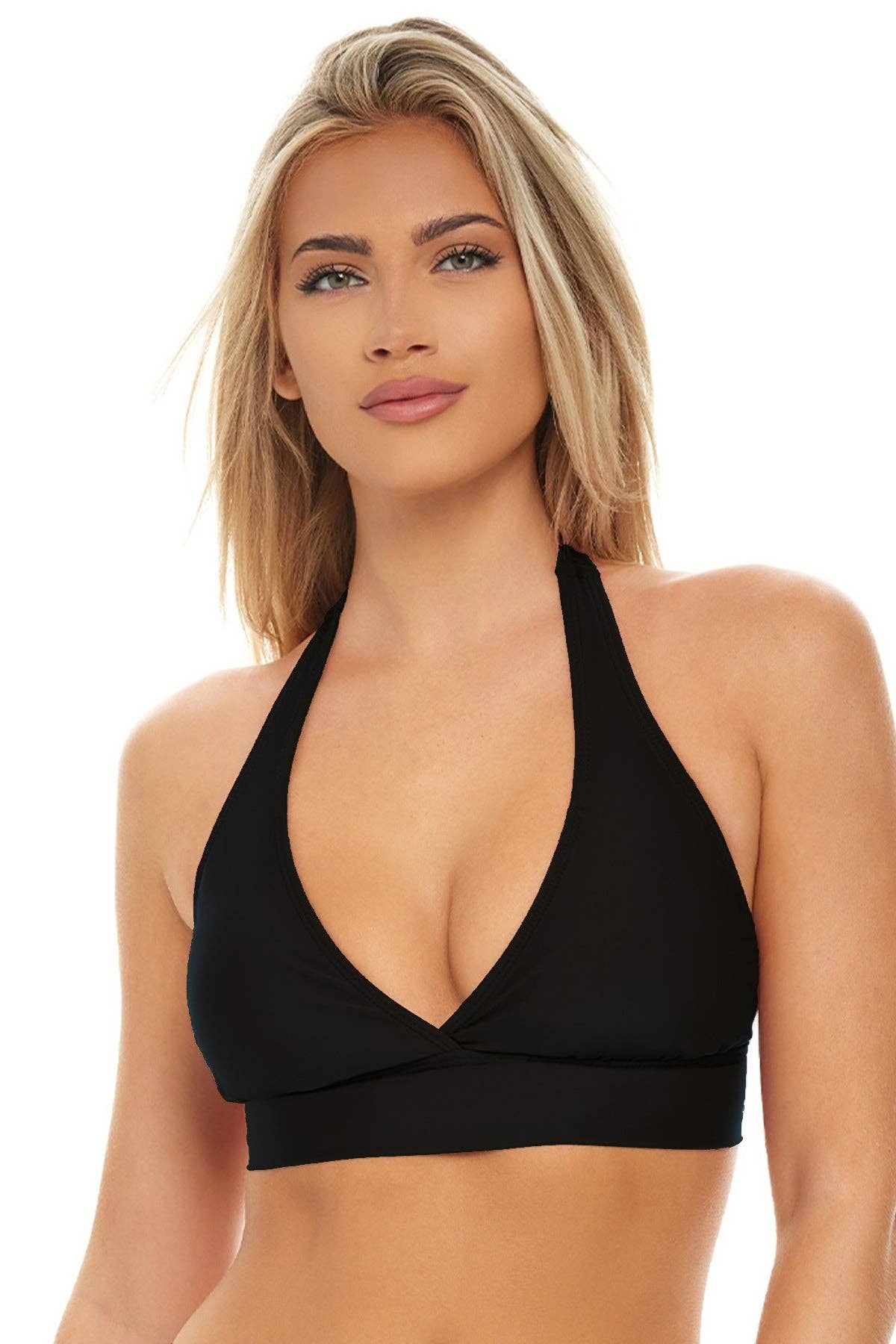 H2oh Colours - Wholesale Swim Top - Women's - Wild About Banded Halter0