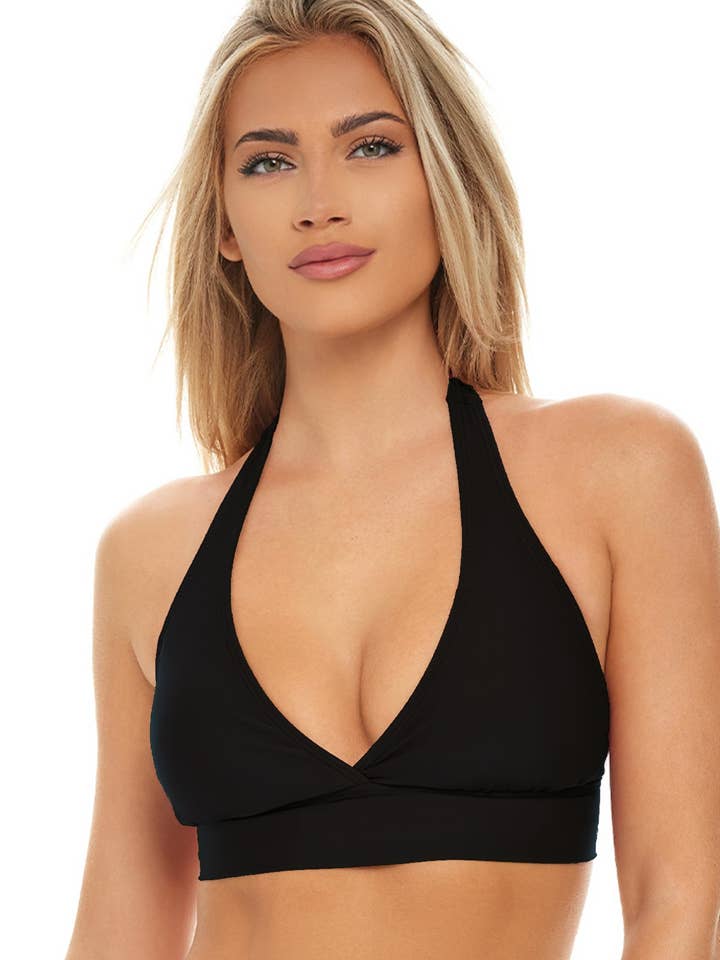 H2oh Colours - Wholesale Swim Top - Women's - Wild About Banded Halter