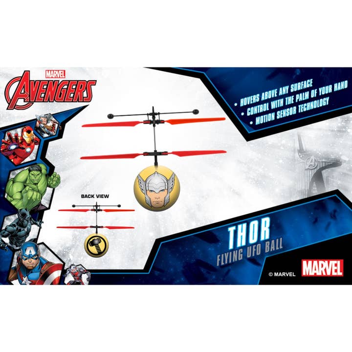 World Tech Toys – wholesale Toy plane – Child – Marvel Avengers Thor IR UFO Ball Helicopter2