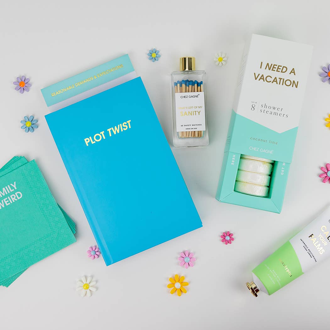 Chez Gagné - Wholesale Wegwerpservet - Onze familie is zo raar - Kleurrijke cocktailservetten4