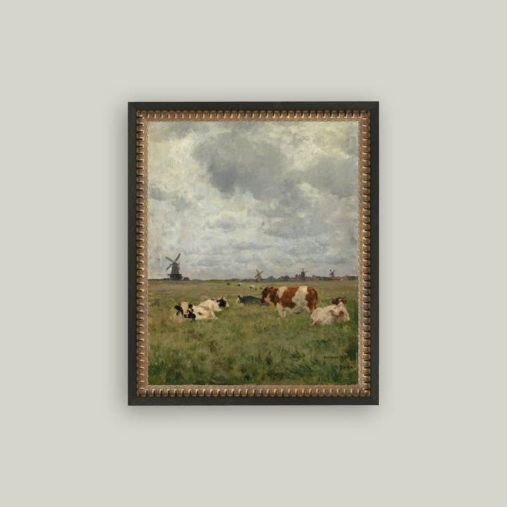 Petal Lane Home - Wholesale Art Print - Cattle on the Pasture