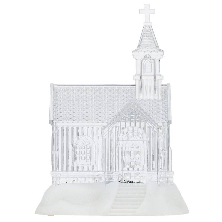 9,5-Zoll-H-LED-Wasserlaterne aus Kunststoff für den Großhandel von PolarX Ornaments