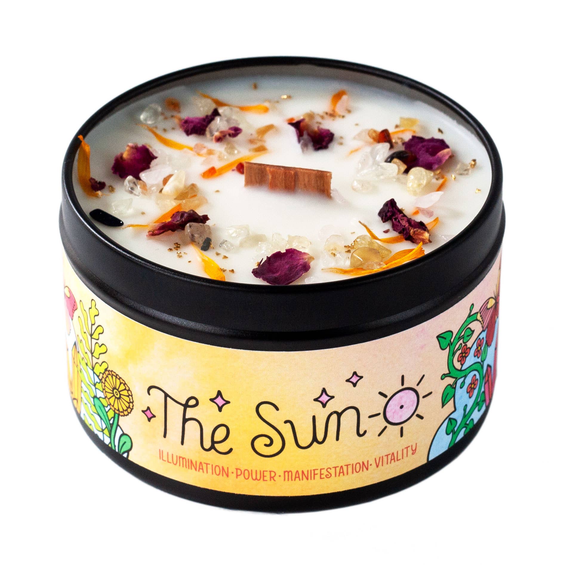 Rachel Beyer - Wholesale Travel Candles - The Sun Aromatherapy Soy Candle - Orange Floral13