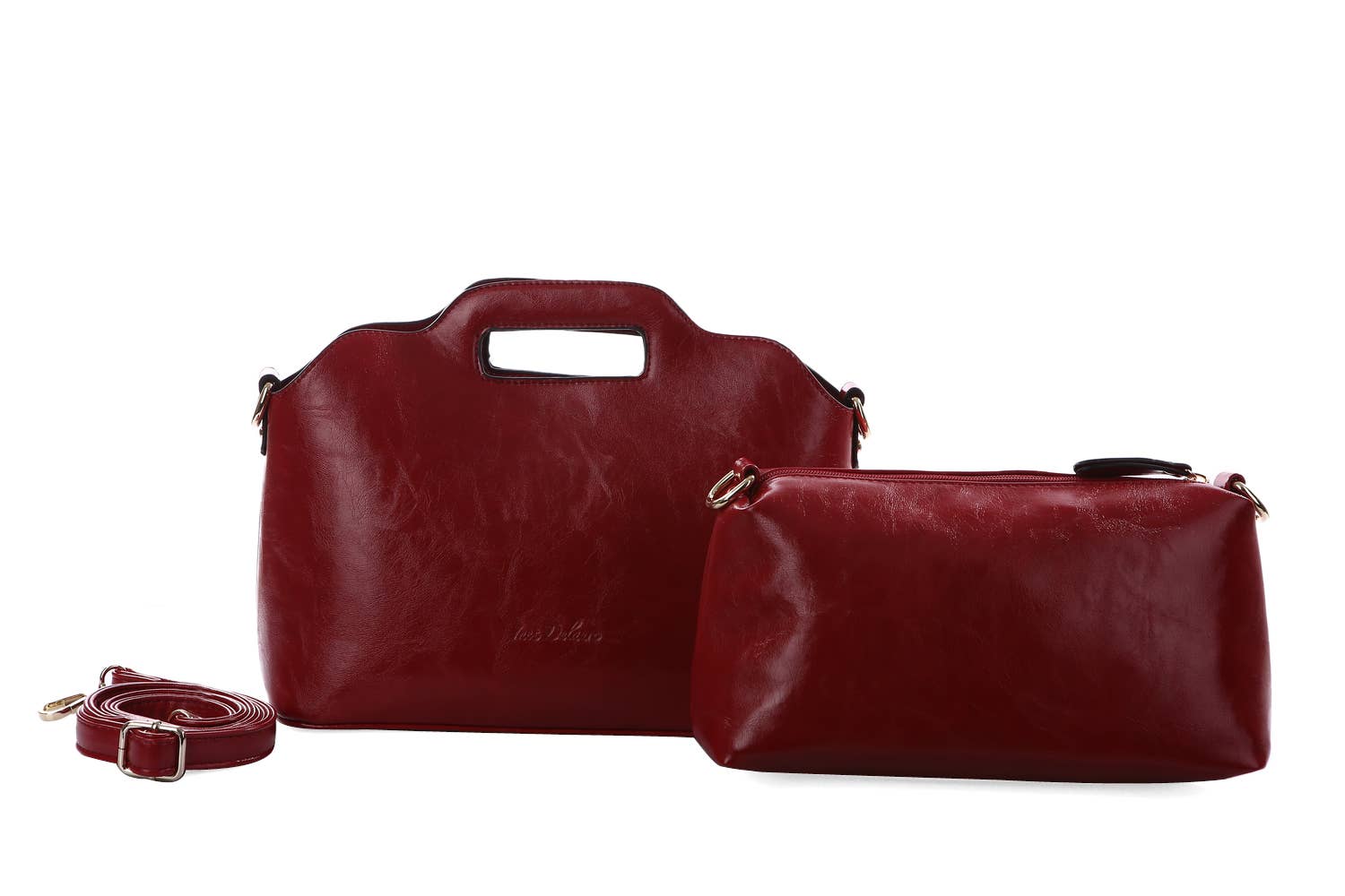 INES DELAURE – wholesale Top handle bag – women's – “Two in one” handbag11