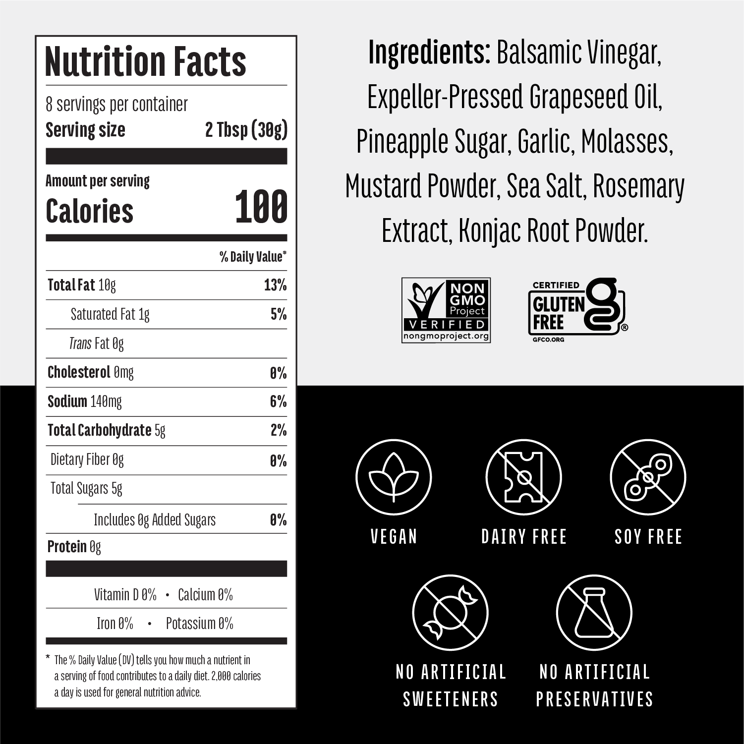 MNMLST - Wholesale Salad Dressing - Balsamic Vinaigrette1