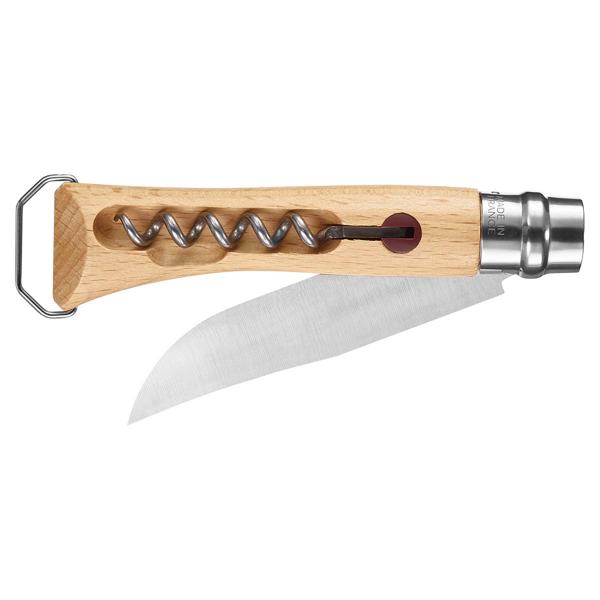 Opinel - Wholesale Bottle/Wine Opener - Blister Pack No.10 Corkscrew with Bottle Opener Knives2