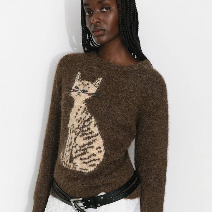 CUBIC Cat Print Alpaca Blend Sweater and other Purchase wholesale lucy sparks. Free returns & net 60 terms on Faire trending on Faire.