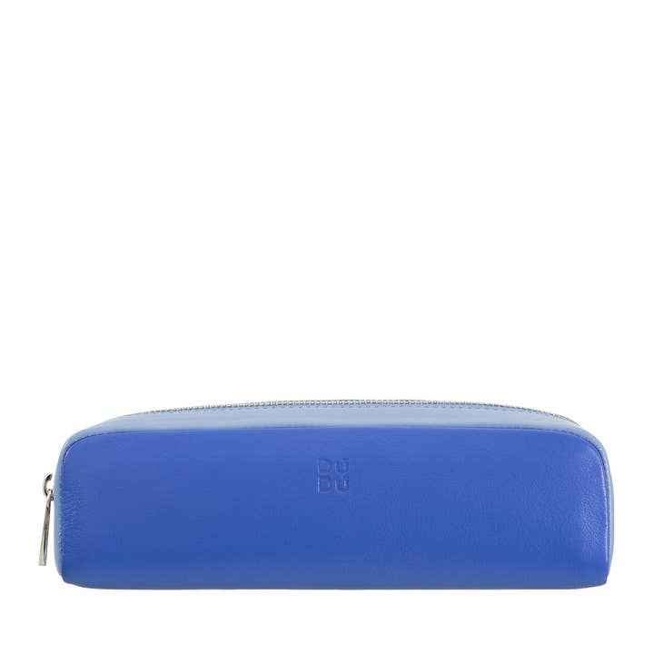 Dudu Lederen Pen Potlood Etui Houder Korenbloem Blauw voor wholesale door dudu