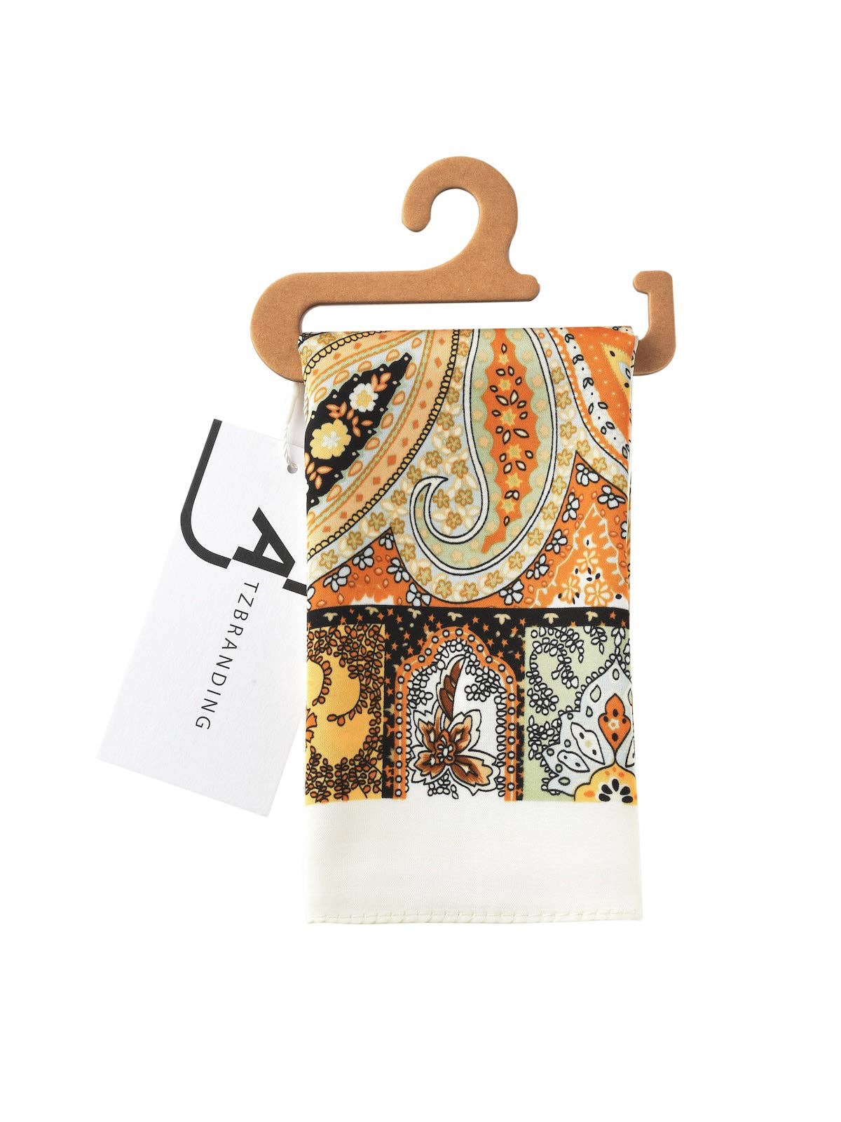 Funkyrel® Atzbranding Limited - Wholesale Scarf - Women's - Scarvii - Paisley Square Scarf18