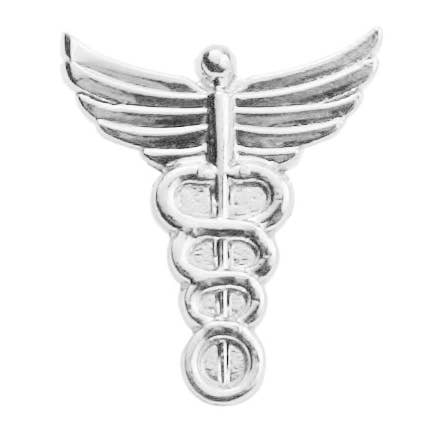 Épinglette emblème - Caducée pour la vente par Think Medical Wholesale