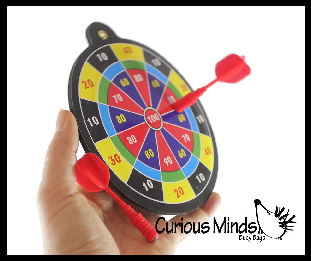Curious Minds Toys - Wholesale Sporting Game - Kids & Baby - 1 Small Safe Magnetic Dart Board - Dart Game with Darts2