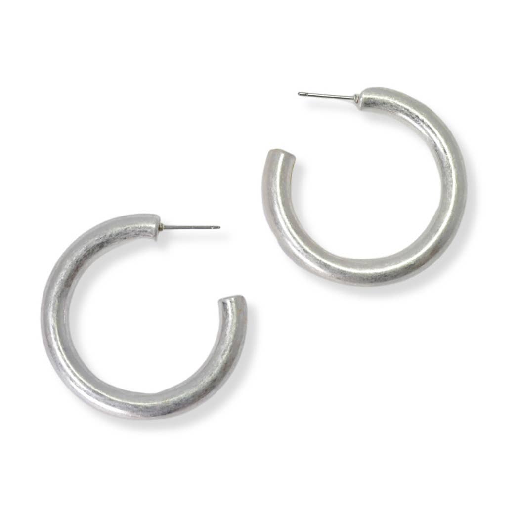 SOPHIA WHOLESALE - Vente Créoles - Boucle d'oreille ronde épaisse1