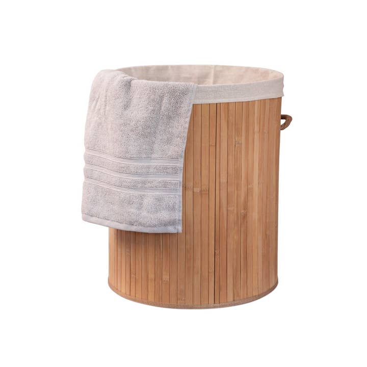 Eco Bath London - Wholesale Laundry Basket - Eco Bath London Bamboo Laundry Basket with Lid and Removable Lining3