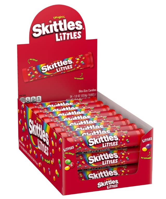 iSweet.ca - Wholesale Hard Candy - (S4-03) Skittles Littles-Mega Tube 1.9oz x24 unit