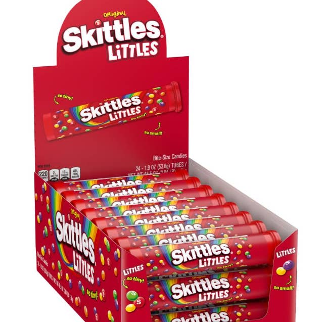iSweet.ca - Wholesale Hard Candy - (S4-03) Skittles Littles-Mega Tube 1.9oz x24 unit0