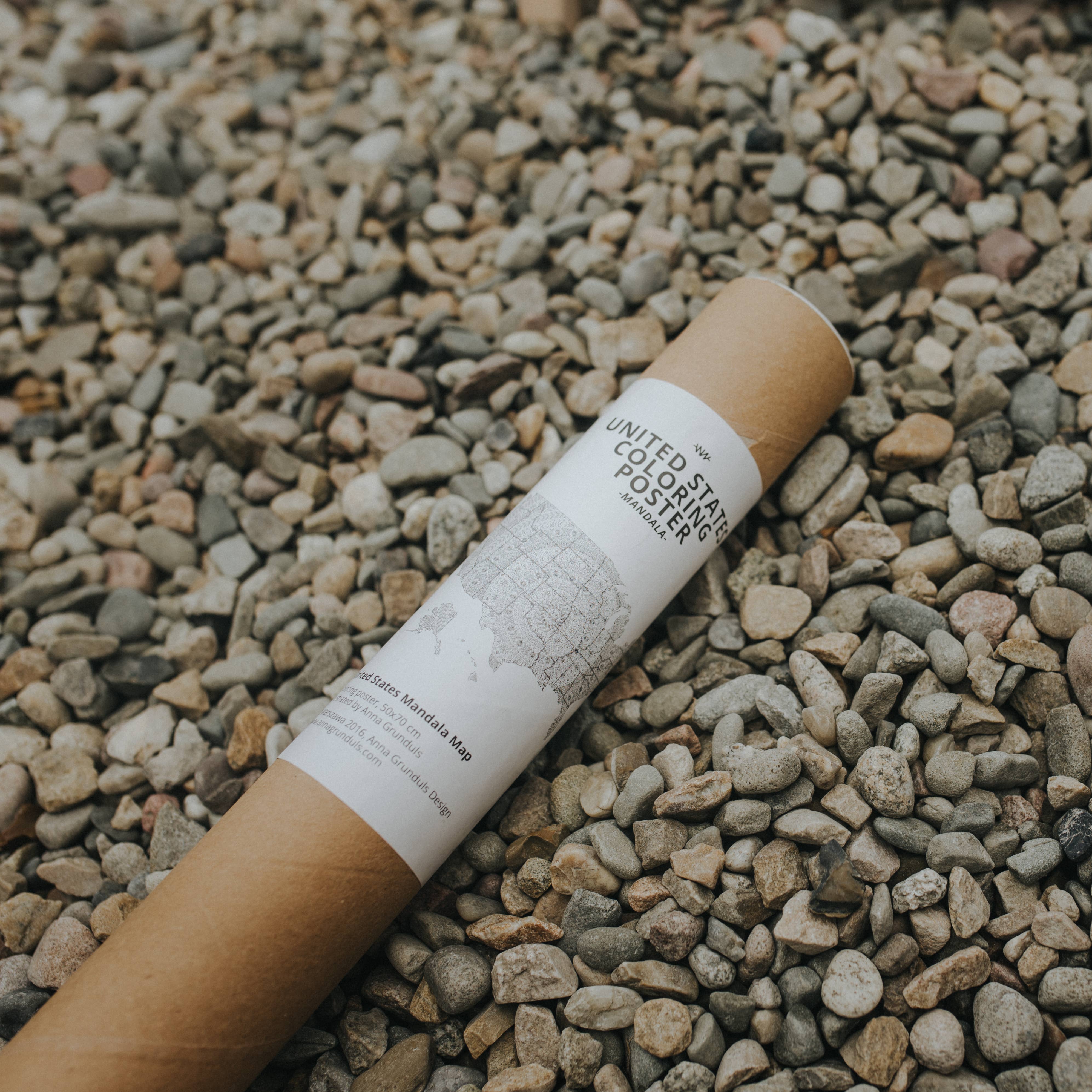 Anna Grunduls Design - Wholesale Coloring Book - Adult - Mandala United States Coloring Map10