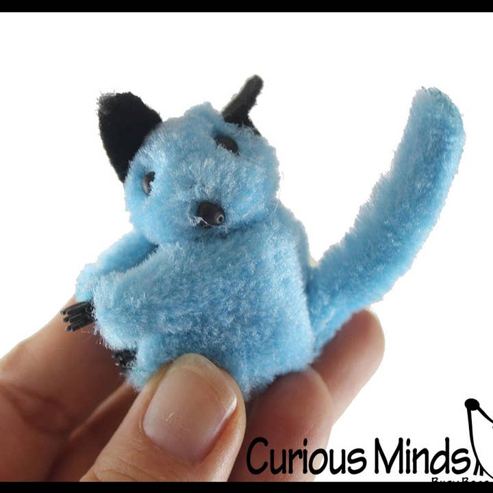 Curious Minds Toys - Wholesale Stuffed/plush toy – Kids & baby - 1 Cute Fuzzy Plush Animal Clip On - Squeeze to Clip on 80's3